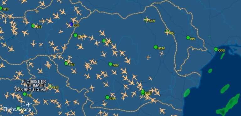 Republic of Moldova Closes Airspace, Romania Takes Over Civilian Air Traffic Control in the Region