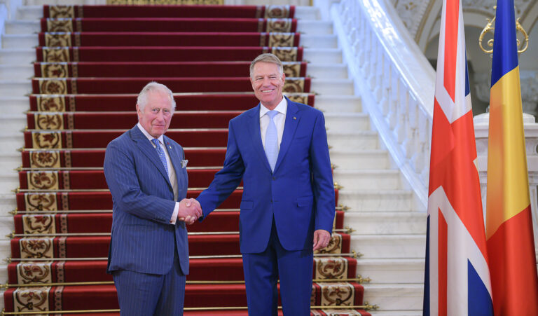 Prince Charles in Bucharest, Romania